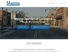 Tablet Screenshot of magnachamber.org